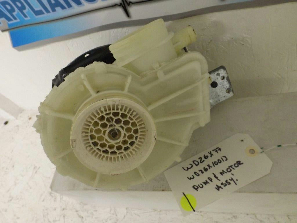 GENERAL ELECTRIC KENMORE DISHWASHER WD26X77 WD26X10013 PUMP & MOTOR USED GENERAL ELECTRIC KENMORE DISHWASHER WD26X77 WD26X10013 PUMP & MOTOR USED